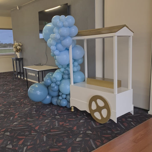 Lolly / Cake Cart for Hire (not available without ordering a Balloon Garland with us)