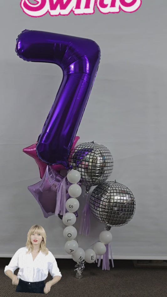 Taylor Swift Fan Birthday Balloon Bouquet