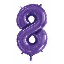 Load image into Gallery viewer, Purple Numbers - UpUpNAwayBalloons

