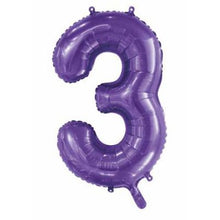 Load image into Gallery viewer, Purple Numbers - UpUpNAwayBalloons
