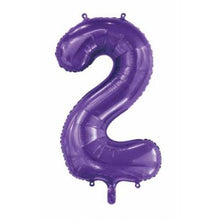 Load image into Gallery viewer, Purple Numbers - UpUpNAwayBalloons
