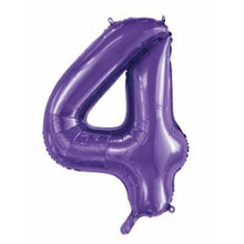 Load image into Gallery viewer, Purple Numbers - UpUpNAwayBalloons
