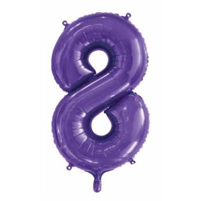 Purple Numbers - UpUpNAwayBalloons