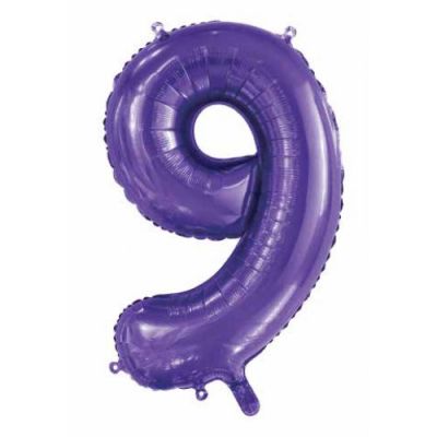 Purple Numbers - UpUpNAwayBalloons