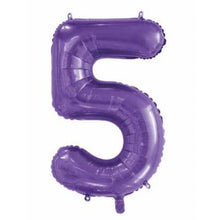 Load image into Gallery viewer, Purple Numbers - UpUpNAwayBalloons
