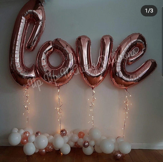 Script LOVE Letters - UpUpNAwayBalloons