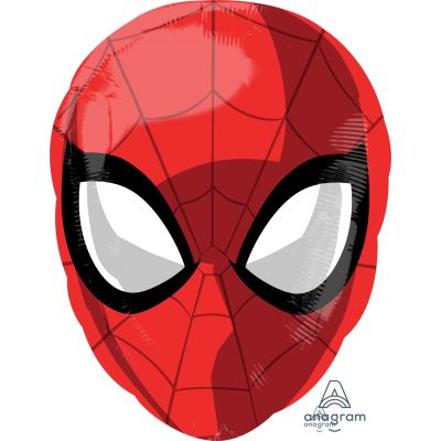 Spidermans Face Mask 45cm Foil Balloon - UpUpNAwayBalloons