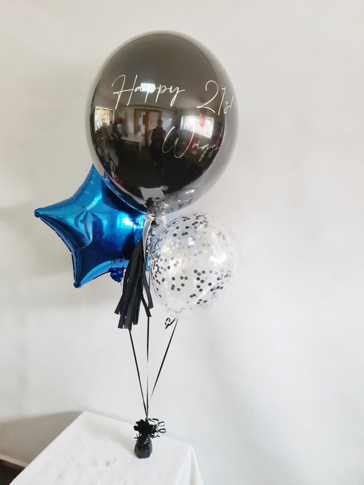 Stunning Personalised Bouquet by UpUpNAwayBalloons