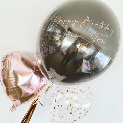 Stunning Personalised Bouquet by UpUpNAwayBalloons