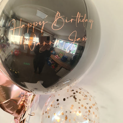 Stunning Personalised Bouquet by UpUpNAwayBalloons