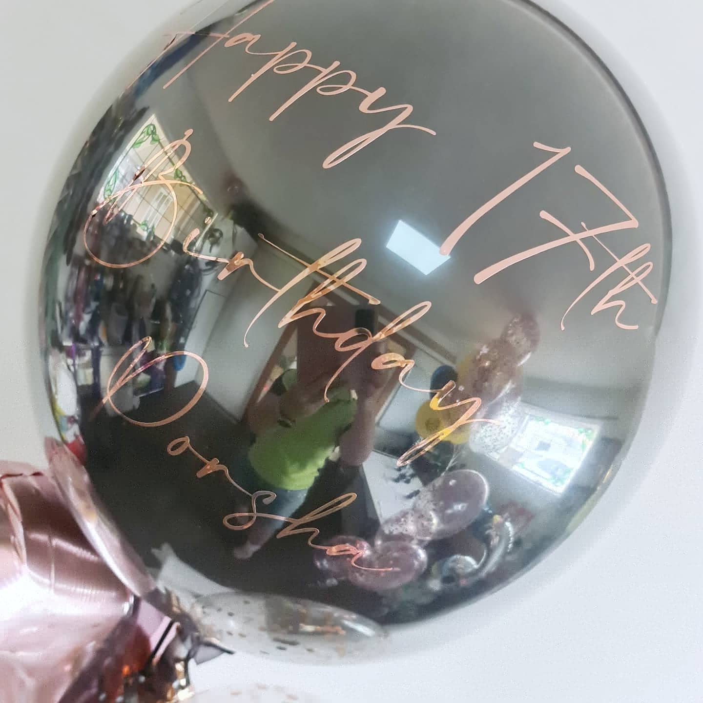 Stunning Personalised Bouquet by UpUpNAwayBalloons