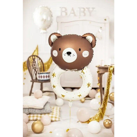 Teddy Bear Baby Ring - UpUpNAwayBalloons