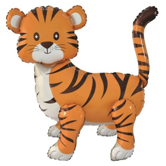 Tiger air filled standing balloon - UpUpNAwayBalloons