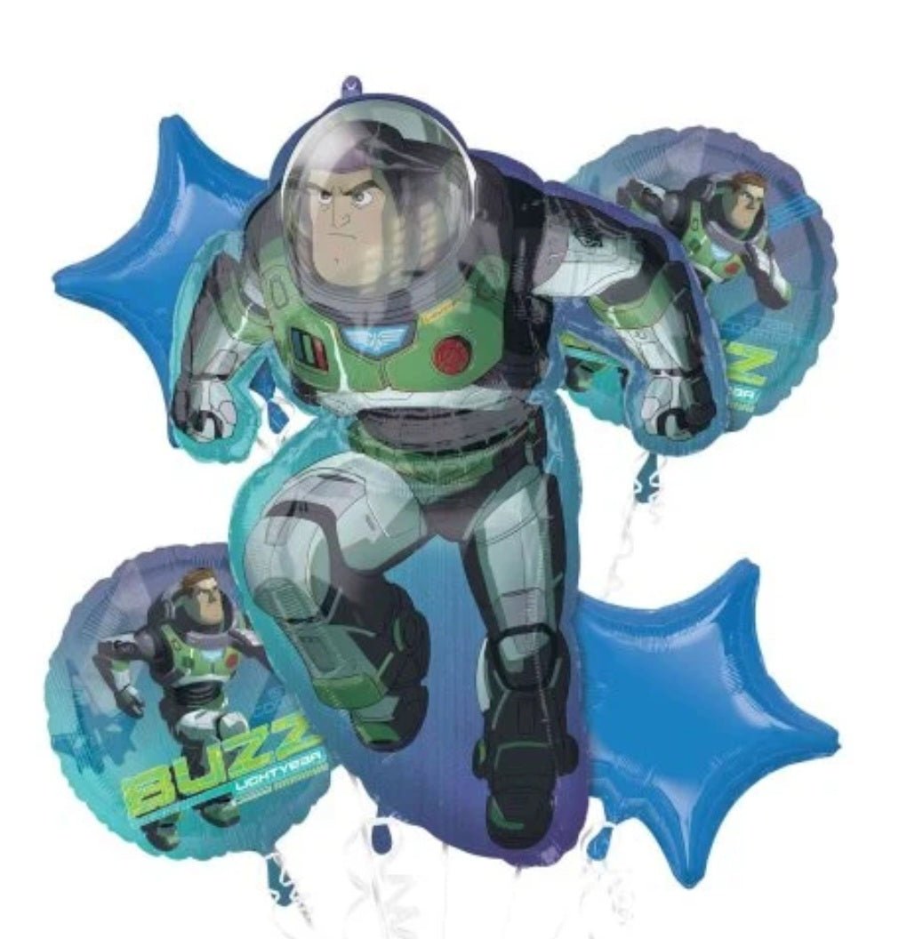 Toy Story / Buzz Lightyear Helium Balloon Bouquet - UpUpNAwayBalloons