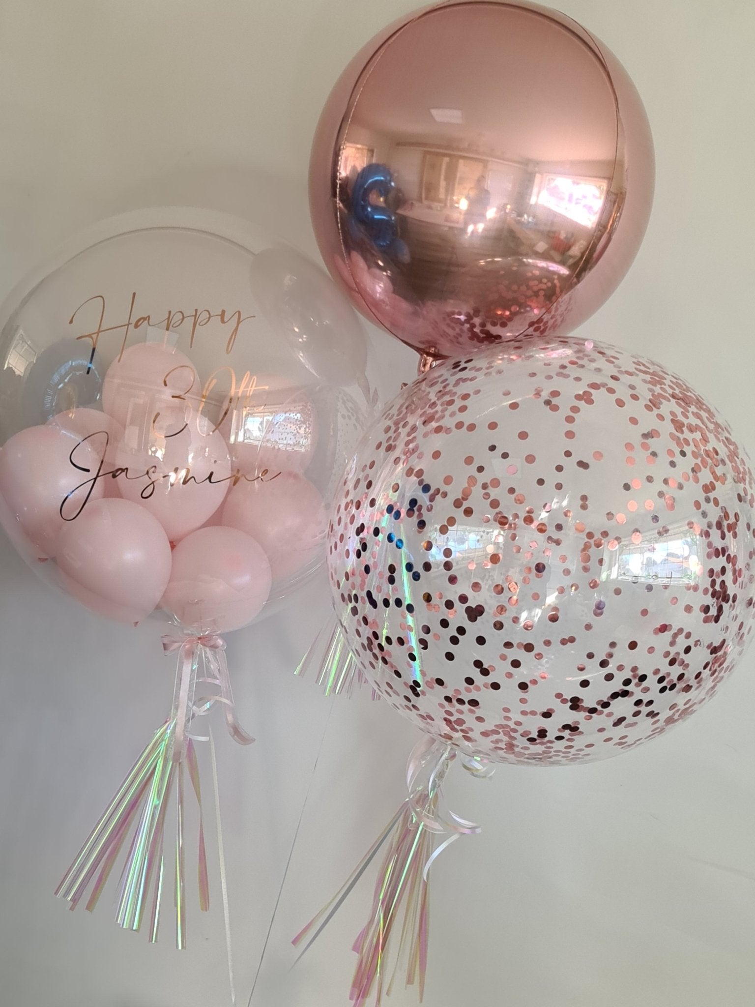 Trio Balloon Bouquet by UpUpNAwayBalloons