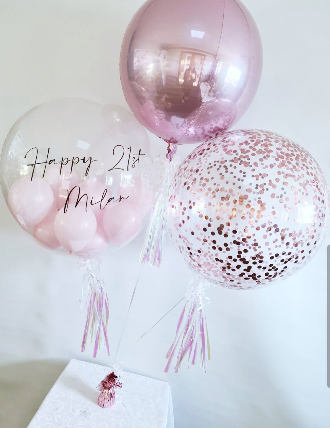 Trio Balloon Bouquet by UpUpNAwayBalloons