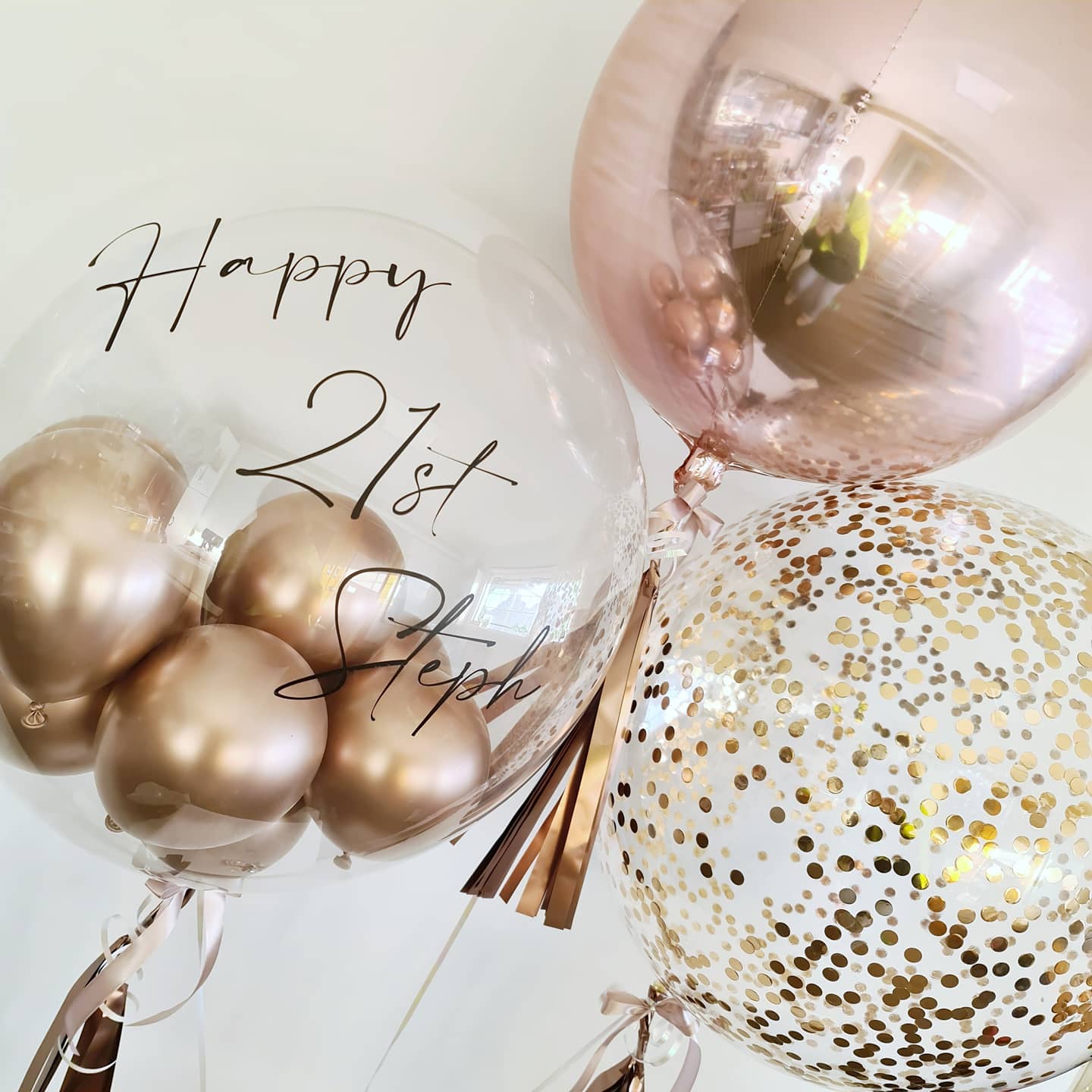 Trio Balloon Bouquet by UpUpNAwayBalloons