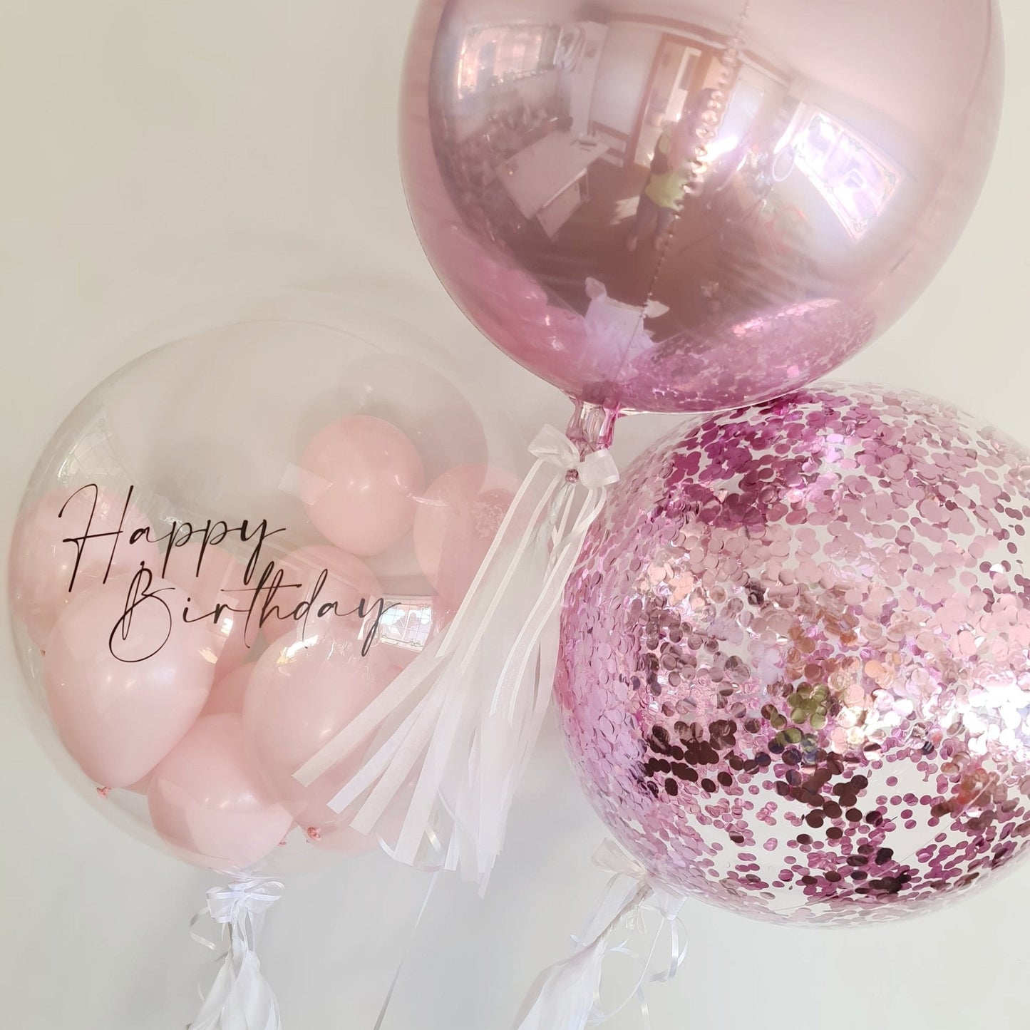 Trio Balloon Bouquet by UpUpNAwayBalloons