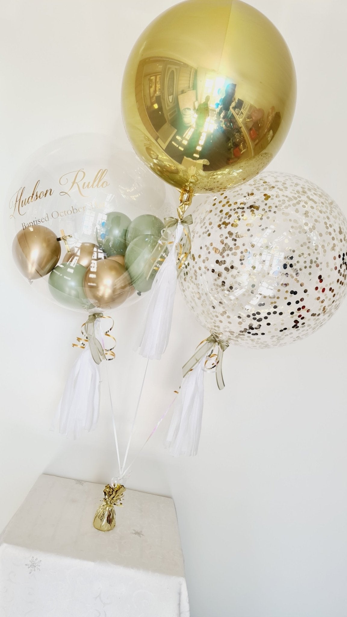 Trio Balloon Bouquet by UpUpNAwayBalloons