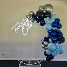 Load image into Gallery viewer, Twenty One Neon Sign for Hire - only available when hiring a backdrop and ordering a balloon garland - UpUpNAwayBalloons
