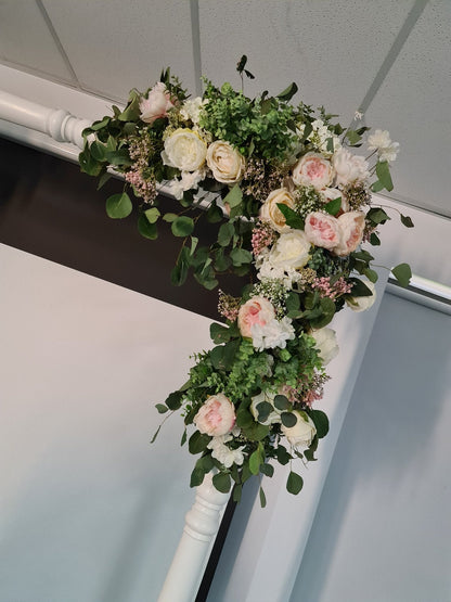 Wedding Arbour Flowers for Hire (Not available without hire of an Arbour with us) - UpUpNAwayBalloons