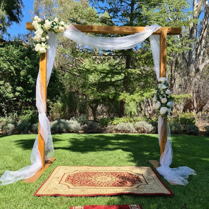 Wedding Arbour Flowers for Hire (Not available without hire of an Arbour with us) - UpUpNAwayBalloons