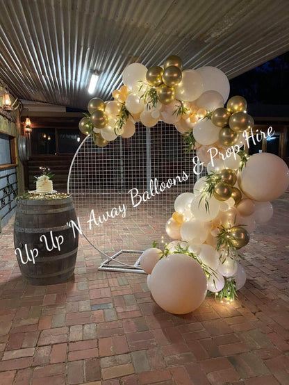 Wedding Organic Balloon Garlands (click on photo to find out more information) by UpUpNAwayBalloons