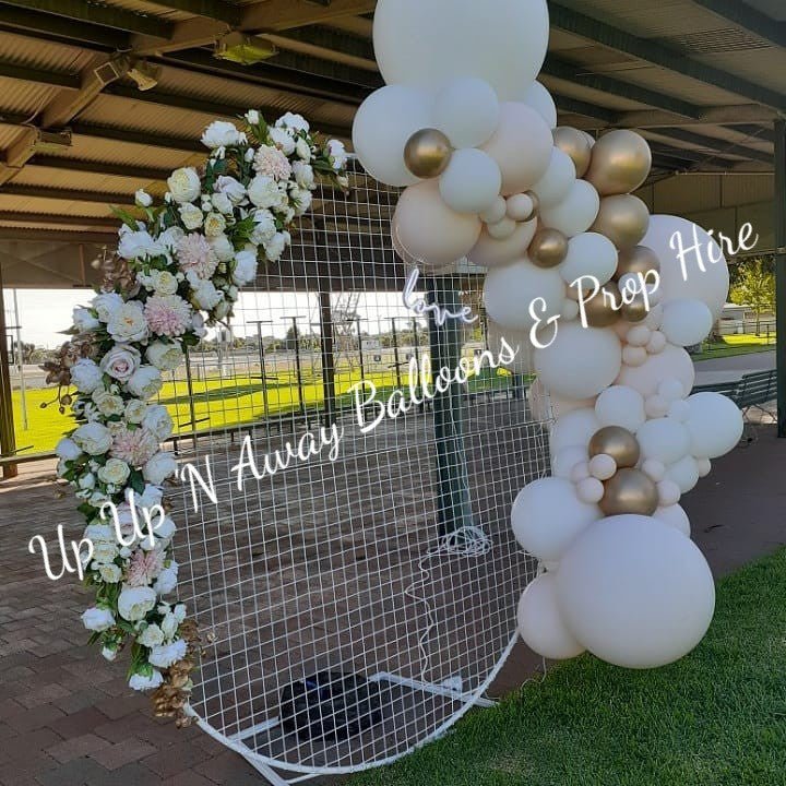 Wedding Organic Balloon Garlands (click on photo to find out more information) by UpUpNAwayBalloons