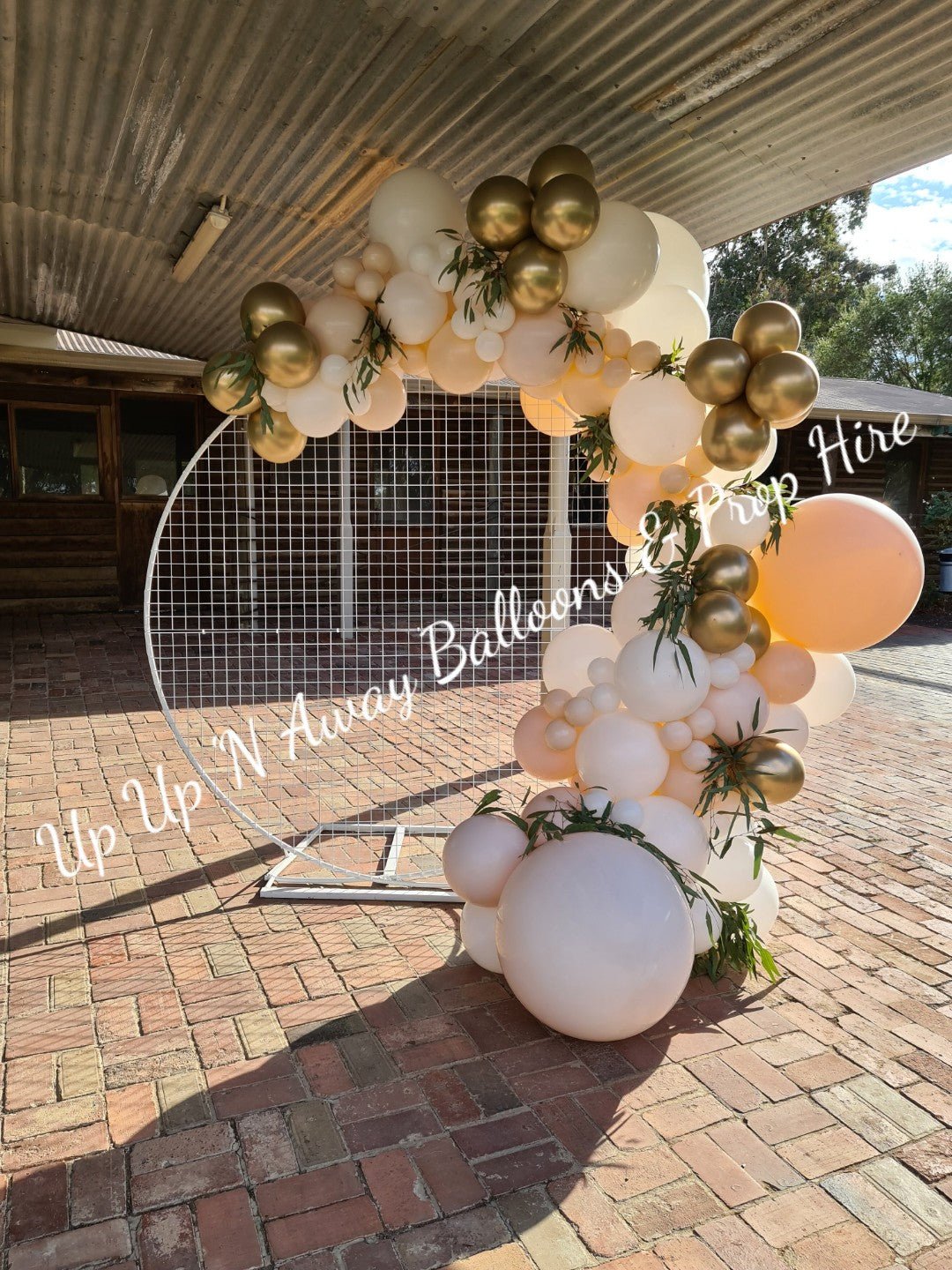 Wedding Organic Balloon Garlands (click on photo to find out more information) by UpUpNAwayBalloons