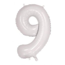 Load image into Gallery viewer, White Numbers - UpUpNAwayBalloons
