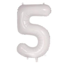 Load image into Gallery viewer, White Numbers - UpUpNAwayBalloons
