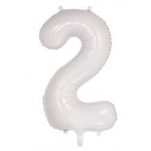 Load image into Gallery viewer, White Numbers - UpUpNAwayBalloons
