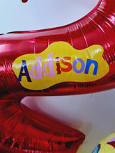 Load image into Gallery viewer, Wiggles Number Bouquet by UpUpNAwayBalloons
