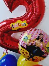 Load image into Gallery viewer, Wiggles Number Bouquet by UpUpNAwayBalloons
