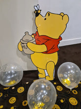 Load image into Gallery viewer, Winnie the Pooh Props - For hire with our backdrops and Organic Balloon Garlands by UpUpNAwayBalloons
