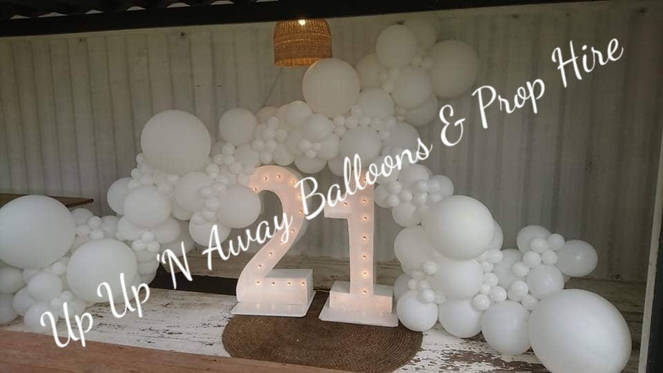 Year 2015 to 2020 Organic Balloon Garlands (click on photo to view) by UpUpNAwayBalloons