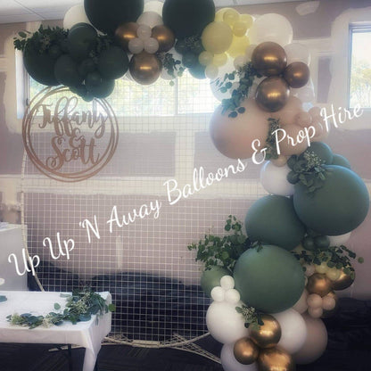 Year 2015 to 2020 Organic Balloon Garlands (click on photo to view) by UpUpNAwayBalloons