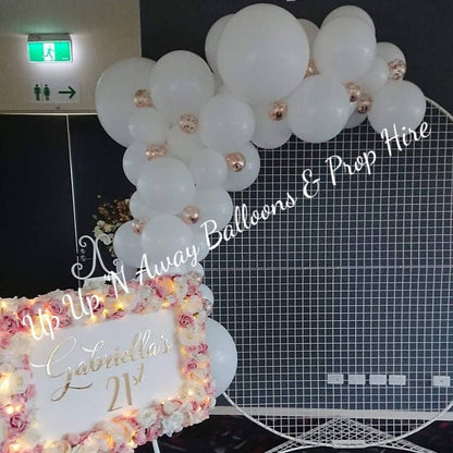 Year 2015 to 2020 Organic Balloon Garlands (click on photo to view) by UpUpNAwayBalloons