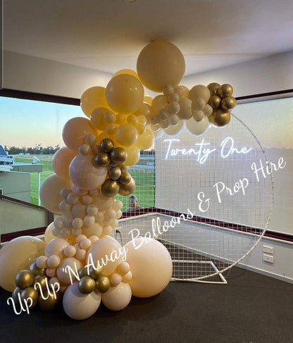 Year 2015 to 2020 Organic Balloon Garlands (click on photo to view) by UpUpNAwayBalloons