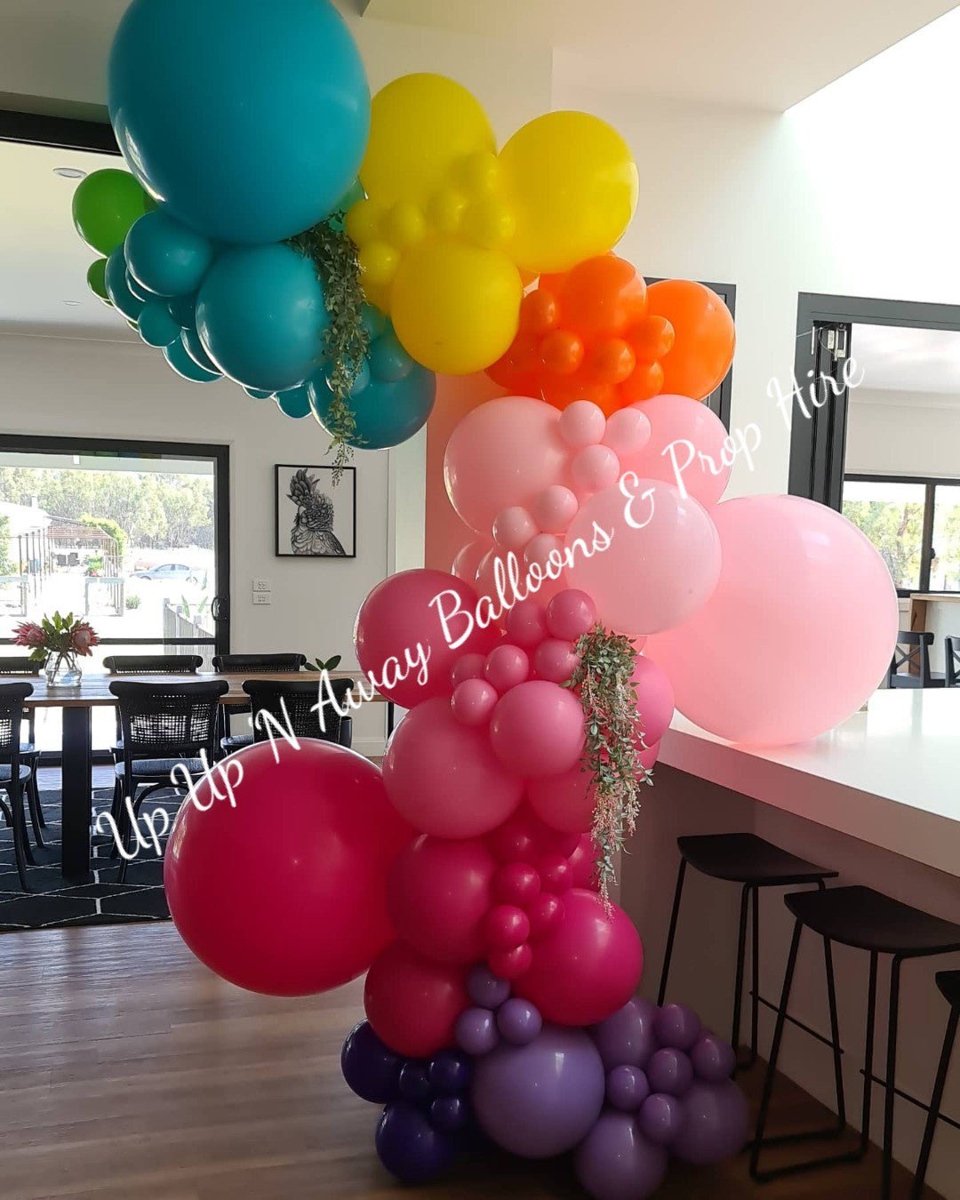 Year 2015 to 2020 Organic Balloon Garlands (click on photo to view) by UpUpNAwayBalloons