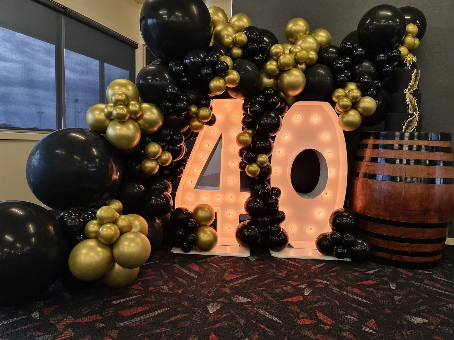 Year 2015 to 2020 Organic Balloon Garlands (click on photo to view) by UpUpNAwayBalloons