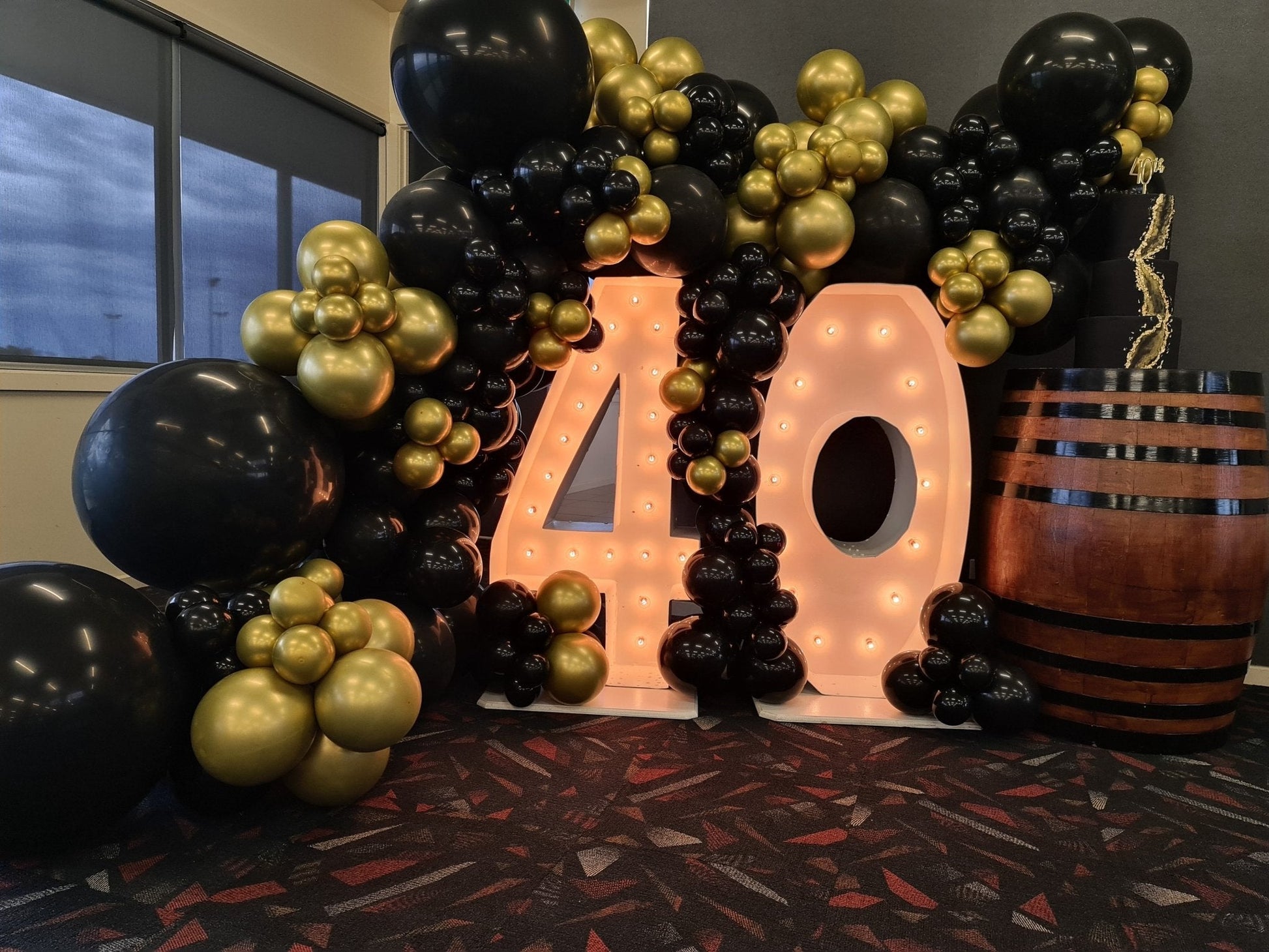 Year 2015 to 2020 Organic Balloon Garlands (click on photo to view) by UpUpNAwayBalloons