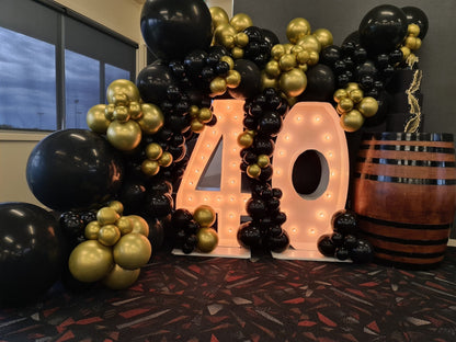 Year 2015 to 2020 Organic Balloon Garlands (click on photo to view) by UpUpNAwayBalloons