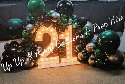 Year 2015 to 2020 Organic Balloon Garlands (click on photo to view) - UpUpNAwayBalloons