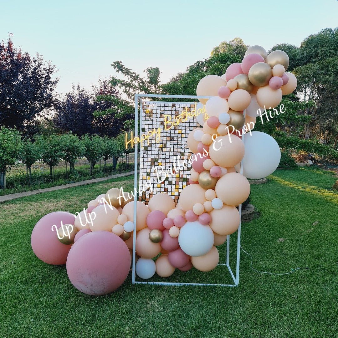 Year 2015 to 2020 Organic Balloon Garlands (click on photo to view) - UpUpNAwayBalloons