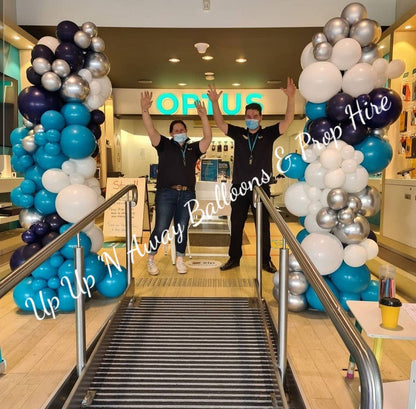 Year 2015 to 2020 Organic Balloon Garlands (click on photo to view) by UpUpNAwayBalloons