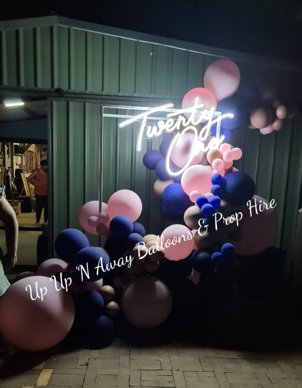 Year 2015 to 2020 Organic Balloon Garlands (click on photo to view) by UpUpNAwayBalloons