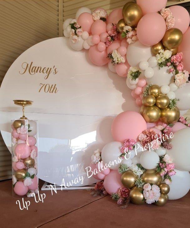 Year 2015 to 2020 Organic Balloon Garlands (click on photo to view) by UpUpNAwayBalloons