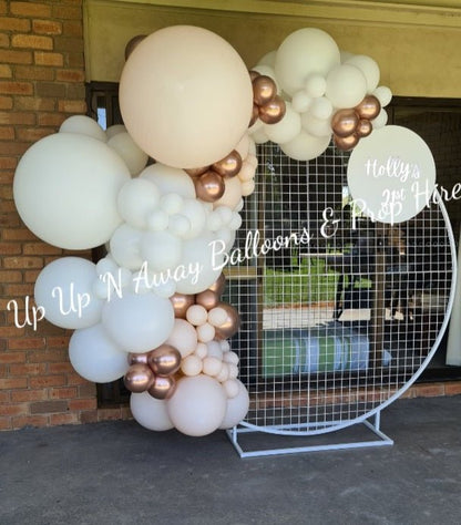 Year 2015 to 2020 Organic Balloon Garlands (click on photo to view) by UpUpNAwayBalloons