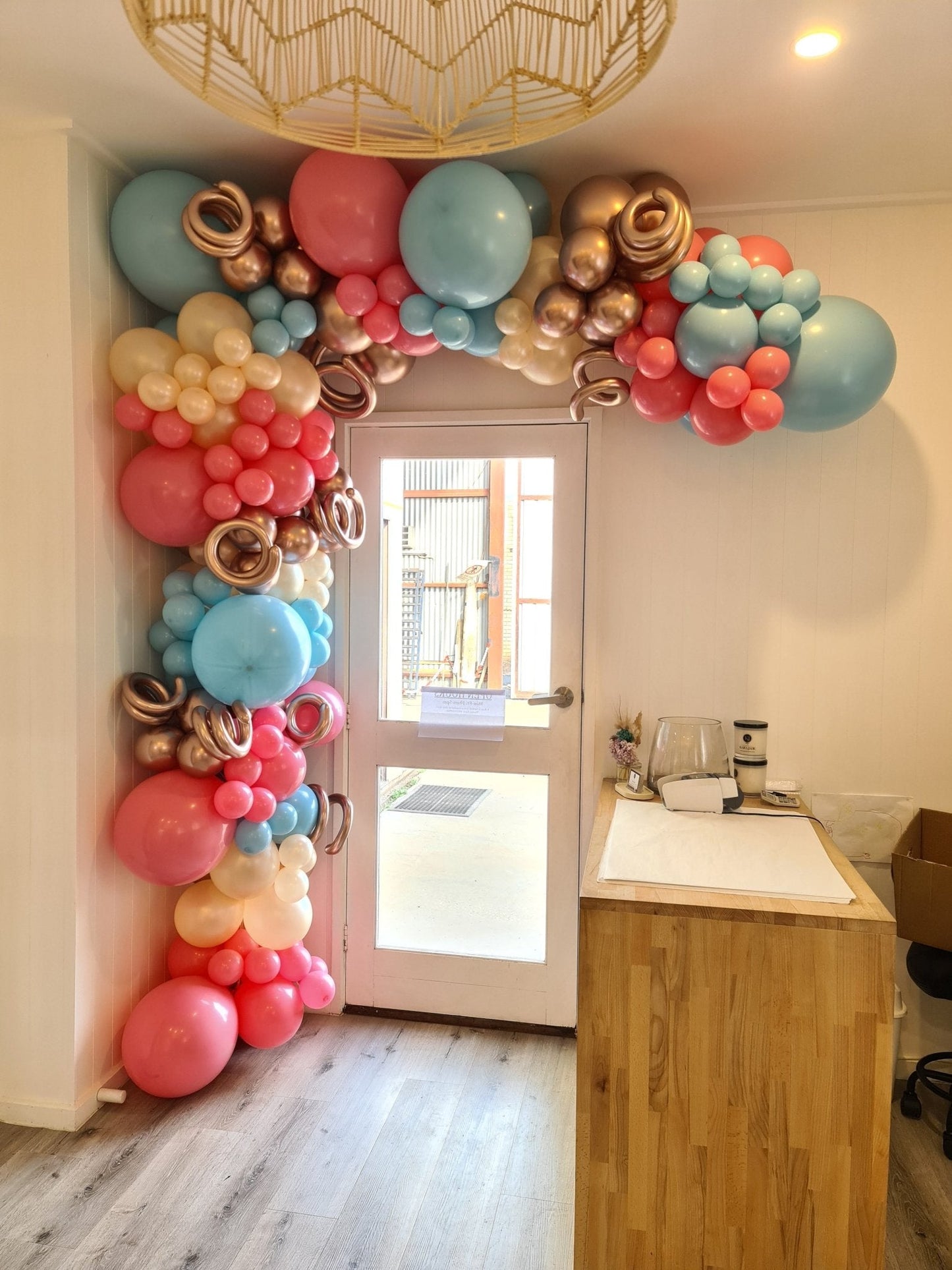 Year 2015 to 2020 Organic Balloon Garlands (click on photo to view) by UpUpNAwayBalloons